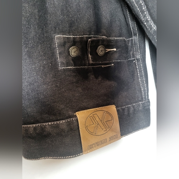 ❌️SOLD❌️ 👕🌶 Vintage Y2K Extreme Zone Denim Jacket - Picture 4 of 6